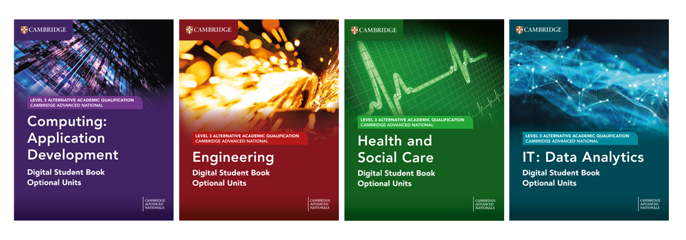 Cambridge UK Resources Optional Unit Student Books Covers